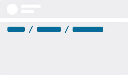 Breadcrumb component